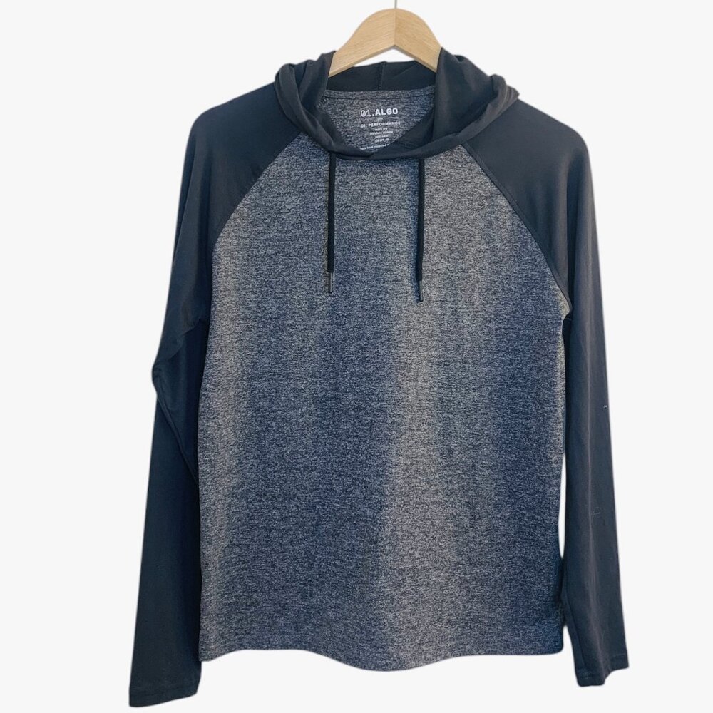 Athletic Lighweight Raglan Sleeve Hoodie, SPF40, Quick Dry